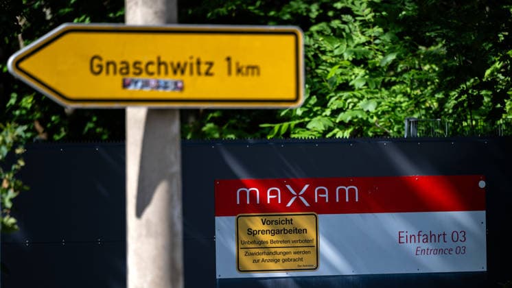 August 7, 2026, Germany, Saxony, Doberschau: A view of the Maxam plant in Schlungwitz. The plant was acquired by the defense contractor Czechoslovak Group (CSG).