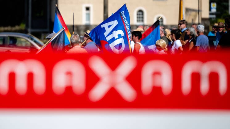 August 7, 2026, Germany, Saxony, Doberschau-Gaußig: Frank Peschel, a member of the state parliament for the AfD, has announced a protest rally to be held at the Maxam plant. The plant was purchased by the defense contractor Czechoslovak Group (CSG). Peschel intends to demonstrate against the militarization of our country.