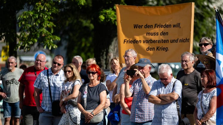 August 7, 2026, Germany, Saxony, Doberschau-Gaußig: Frank Peschel, a member of the state parliament for the AfD, has announced a protest rally to be held at the Maxam plant. The plant was purchased by the defense contractor Czechoslovak Group (CSG). Peschel intends to demonstrate against the militarization of our country.