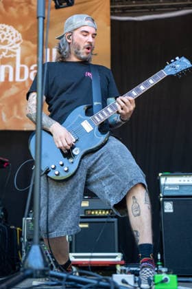 The band Melonball performing live on August 7, 2026, on the Sounds For Nature Stage at the 30th Taubertal Festival in Rothenburg ob der Tauber. This year, the long-standing open-air festival is celebrating its 30th anniversary.