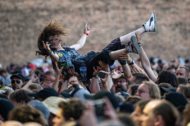 The 29th Brutal Assault extreme music festival in Josefov fortress near Jaromer, Nachod district, Hradec Kralove Region, Czech Republic, August 7, 2026. (CTKxPhoto DavidxTanecek) CTKPhotoP2026080706733  CTKPhotoP2026080706733