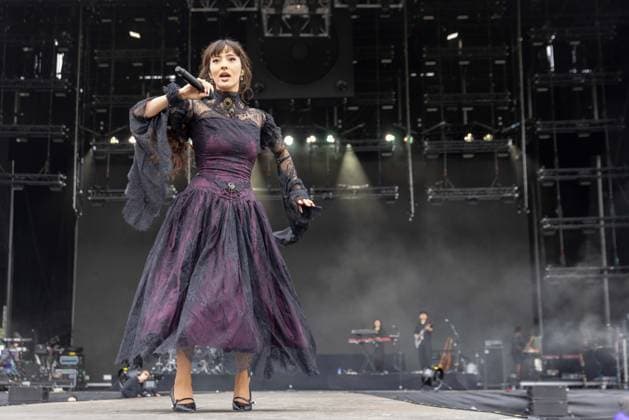 August 7, 2026, San Francisco, California, USA: Canadian singer FAOUZIA (FAOUZIA OUIHYA) during Outside Lands Music Festival in San Francisco, California San Francisco USA  - ZUMAs135 20260807_zap_s135_006 Copyright: xDanielxDeSloverx
