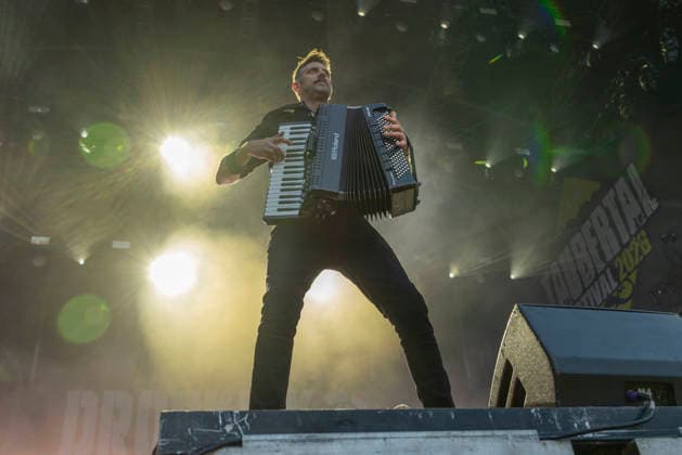Dropkick Murphys Tim Brennan on stage at the Taubertal Festival 2026 in Rothenburg ob der Tauber, Germany, on August 7, 2026 Copyright: HMBxMedia xHeikoxBecker