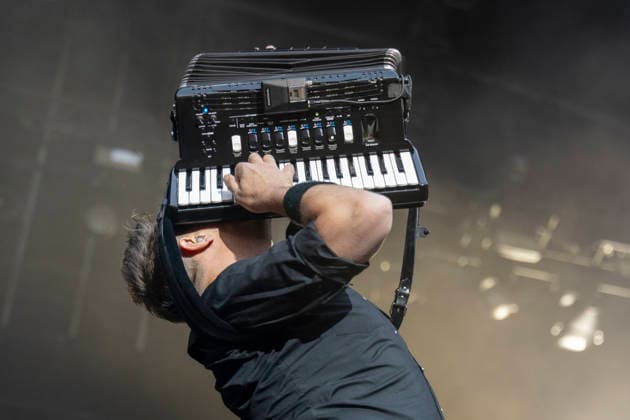 Dropkick Murphys Tim Brennan on stage at the Taubertal Festival 2026 in Rothenburg ob der Tauber, Germany, on August 7, 2026 Copyright: HMBxMedia xHeikoxBecker