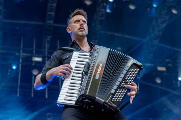 Dropkick Murphys Tim Brennan on stage at the Taubertal Festival 2026 in Rothenburg ob der Tauber, Germany, on August 7, 2026 Copyright: HMBxMedia xHeikoxBecker