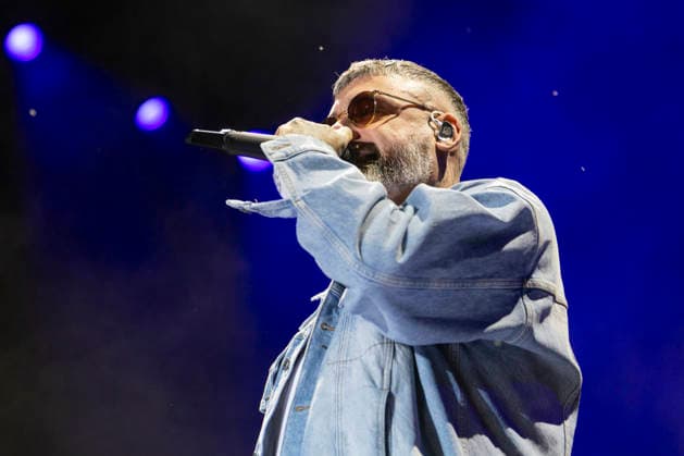 Sido performs on stage at the Taubertal Festival 2026 in Rothenburg ob der Tauber, Germany, on August 7, 2026 Copyright: HMBxMedia xHeikoxBecker
