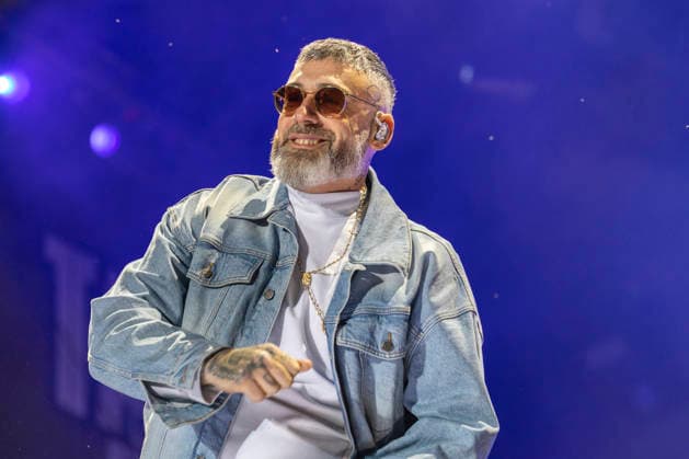 Sido performs on stage at the Taubertal Festival 2026 in Rothenburg ob der Tauber, Germany, on August 7, 2026 Copyright: HMBxMedia xHeikoxBecker