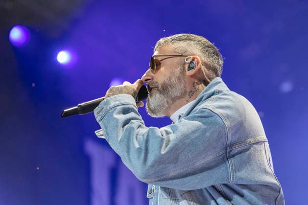 Sido performs on stage at the Taubertal Festival 2026 in Rothenburg ob der Tauber, Germany, on August 7, 2026 Copyright: HMBxMedia xHeikoxBecker
