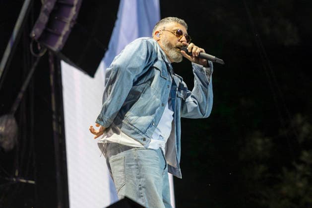Sido performs on stage at the Taubertal Festival 2026 in Rothenburg ob der Tauber, Germany, on August 7, 2026 Copyright: HMBxMedia xHeikoxBecker