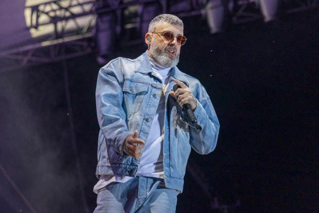 Sido performs on stage at the Taubertal Festival 2026 in Rothenburg ob der Tauber, Germany, on August 7, 2026 Copyright: HMBxMedia xHeikoxBecker