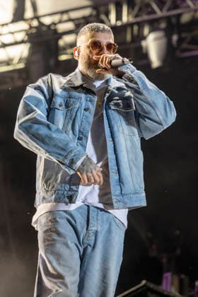 Sido performs on stage at the Taubertal Festival 2026 in Rothenburg ob der Tauber, Germany, on August 7, 2026 Copyright: HMBxMedia xHeikoxBecker