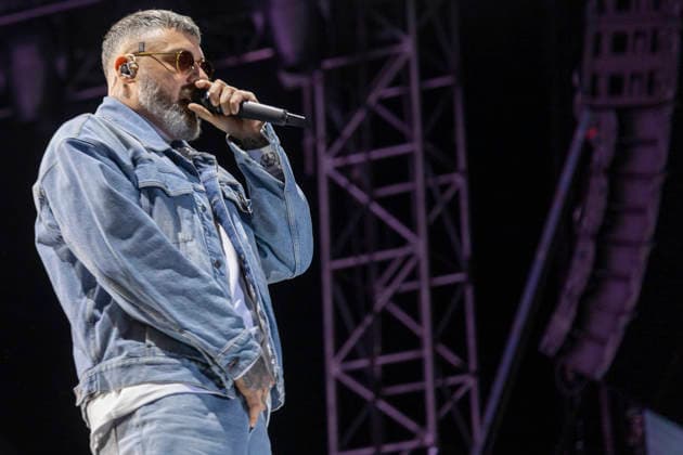 Sido performs on stage at the Taubertal Festival 2026 in Rothenburg ob der Tauber, Germany, on August 7, 2026 Copyright: HMBxMedia xHeikoxBecker