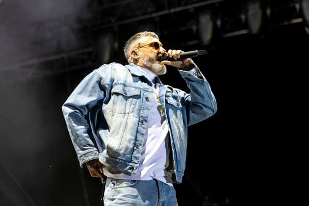 Sido performs on stage at the Taubertal Festival 2026 in Rothenburg ob der Tauber, Germany, on August 7, 2026 Copyright: HMBxMedia xHeikoxBecker