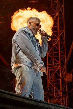 Sido performs on stage at the Taubertal Festival 2026 in Rothenburg ob der Tauber, Germany, on August 7, 2026 Copyright: HMBxMedia xHeikoxBecker