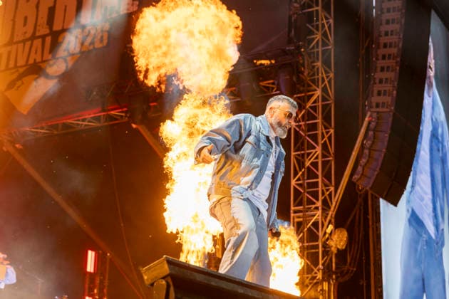 Sido performs on stage at the Taubertal Festival 2026 in Rothenburg ob der Tauber, Germany, on August 7, 2026 Copyright: HMBxMedia xHeikoxBecker