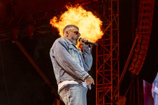 Sido performs on stage at the Taubertal Festival 2026 in Rothenburg ob der Tauber, Germany, on August 7, 2026 Copyright: HMBxMedia xHeikoxBecker