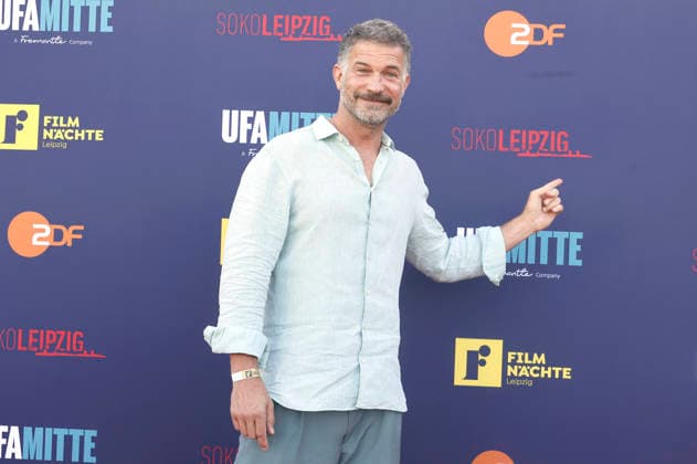 Simon Böer at the SOKO Leipzig night during the 2026 Leipzig Film Nights at the Scheibenholz Racetrack in Leipzig, August 7, 2026 Foto:xAgenturxWehnertx xZichyx xFuturexImagex soko_6810
