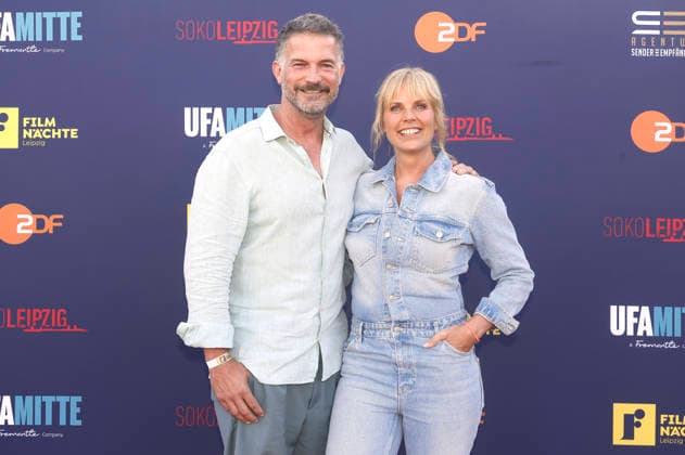 Simon Böer and Melanie Marschke at the SOKO Leipzig Night during the 2026 Leipzig Film Nights at the Scheibenholz Racetrack in Leipzig, August 7, 2026 Foto:xAgenturxWehnertx xZichyx xFuturexImagex soko_6808