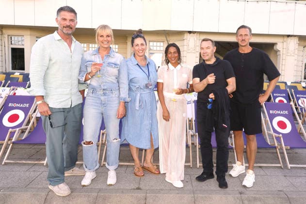 Simon Böer, Melanie Marschke, Katja Kindermann, Amy Mußul, Thomas Arnold, and Johannes Hendrik Langer at the SOKO Leipzig Night during the 2026 Leipzig Film Nights at the Scheibenholz Racetrack in Leipzig, August 7, 2026 Foto:xAgenturxWehnertx xZichyx xFuturexImagex soko_6825