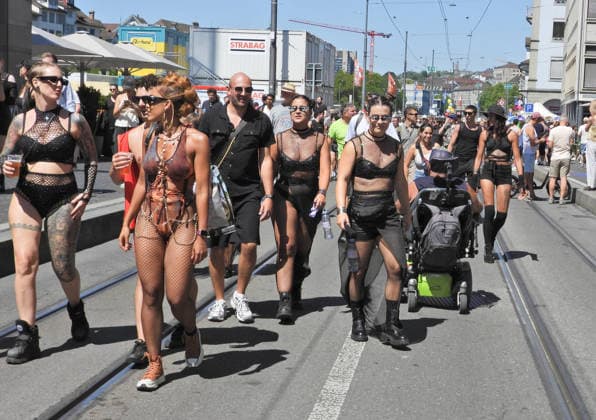 August 8, 2026, Switzerland, Zurich, Street Parade, Image 33: Street Parade, a raver on the move