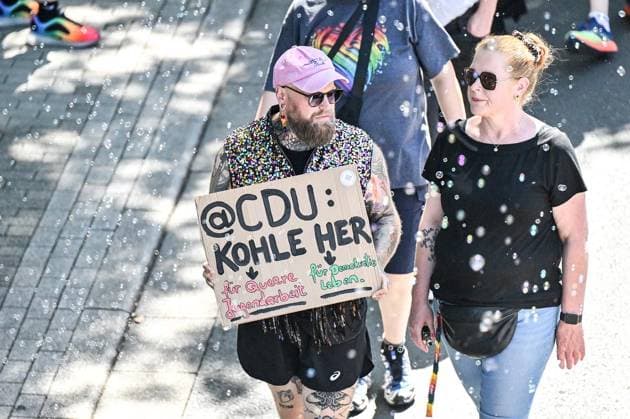 Ruhr Pride CSD ** FOR EDITORIAL PURPOSES ONLY ** EDITORIAL USE ONLY ** p Ruhr Pride CSD on Saturday, August 8, 2026, in Essen Thousands take part in the Queer Parade Germany North Rhine-Westphalia Essen Copyright VladimirxWegener Copyright: VladimirxWegener doc872lb44suxio2d6g1b6x ,EDITORIAL USE ONLY Copyright: VladimirxWegener