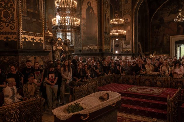 August 8, 2026, Kyiv, Ukraine: On August 8, 2026, Kyiv said farewell to Oleksii Yukov, who spent more than 25 years searching for the fallen on the frontlines of Ukriane and returned them to their families. Kyiv - ZUMAj167 20260808_zip_j167_003 Copyright: xSvetxJacquelinex
