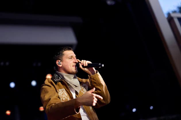 Rapper Tream treamiboii Timo Grabinger at his concert at the Tanzbrunnen in Cologne, August 8, 2026, North Rhine-Westphalia, Germany Copyright: xChristophxHardtx