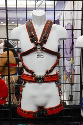 August 8, 2026, St. Petersburg, Florida, USA: A hand made leather harness for sale at the Fetish Con trade show for $660 on display on Saturday, Aug. 8, 2026 in St. Petersburg. St. Petersburg USA - ZUMAs70_ 20260808_zan_s70_007 Copyright: xLuisxSantanax