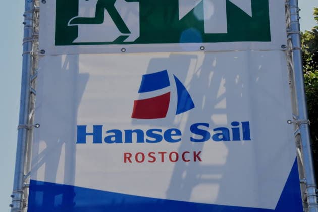 Hanse Sail Poster, Warnemünde, Baltic Sea, August 8, 2026, Harbor 35, Hanse Sail Gathering of Sailing Ships and Vessels, Photo: Warnemünde, Baltic Sea