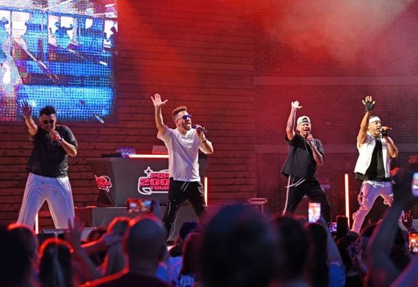 August 8, 2026, Woodstock, Georgia, USA: Erik-Michael Estrada, Dan Miller, Jacob Underwood, Trevor Penick of O-Town at Pop 2000 Tour at the Woodstock Summer Concert Series, Woodstock, Georgia. August 8, 2026 Woodstock USA - ZUMAs380 20260808_zep_s380_001 Copyright: xDerekxStormx