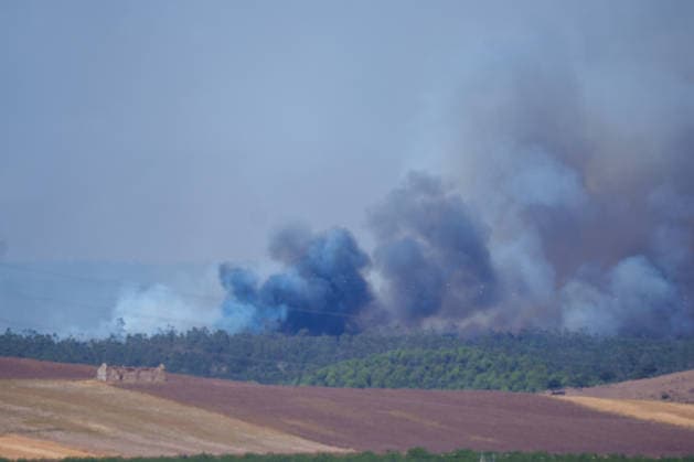 The fire in Niebla, Huelva, has now spread across 8,000 hectares and has forced more than 400 people to evacuate The fire in Niebla, Huelva, has now spread across 8,000 hectares and has forced more than 400 people to evacuate As of August 9, 2026 in Niebla, Huelva, Andalusia, Spain The wildfire that broke out this past Thursday in Niebla, Huelva, has now spread across 8,000 hectares, and 474 people remain evacuated. Firefighting efforts this Sunday are focused on the northern and eastern flanks, with the aim of completely enclosing the perimeter, which is estimated at about 44 kilometers. AUGUST 9, 2026 Francisco J Niebla, Huelva, Andalusia, Spain Niebla, Huelva, Andalusia, Spain Spain  Copyright: xFranciscoxJ.xOlmox 7707351
