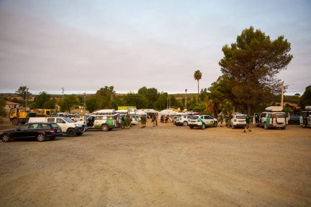 The fire in Niebla, Huelva, has now spread across 8,000 hectares and has forced more than 400 people to evacuate The fire in Niebla, Huelva, has now spread across 8,000 hectares and has forced more than 400 people to evacuate As of August 9, 2026 in Niebla, Huelva, Andalusia, Spain Forward Command Post (PMA) deployed for the wildfire that broke out this past Thursday in Niebla, Huelva. The fire has now spread across 8,000 hectares, and 474 people remain evacuated. Firefighting efforts this Sunday are focused on the northern and eastern flanks, with the aim of completely enclosing the perimeter, which is estimated at about 44 kilometers. AUGUST 9, 2026 Francisco J. Niebla, Huelva, Andalusia, Spain Niebla, Huelva, Andalusia, Spain Spain  Copyright: xFranciscoxJ.xOlmox 7707353