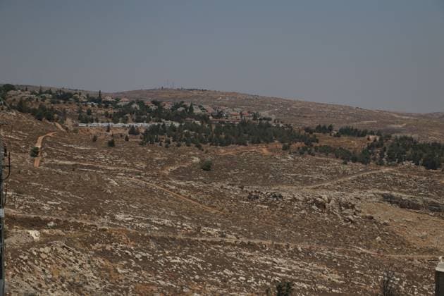 August 9, 2026, West Bank, PS: WEST BANK, Palestine Ã¢â‚¬ August 9, 2026: Views show the Israeli settlement of Kochav Ya akov and surrounding land belonging to the Palestinian town of Kafr Aqab, north of Jerusalem. The Israel Land Authority has issued a tender for the construction of 627 new housing units in the settlement. West Bank PS - ZUMAq101 20260809_zna_q101_034 Copyright: xMohammedxSomrainx