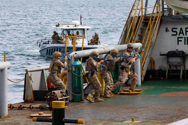 More than 1,700 personnel from 21 countries participate in Panamax 2026 PANAMA CITY, PANAMA - AUGUST 9: More than 1,700 personnel from 21 countries are participating in the Panamax 2026 multinational exercises to safeguard the Panama Canal on August 9, 2026 in Panama City, Panama. Panama is once again establishing itself as the hub of hemispheric security with the launch of the Panamax 2026 multinational exercise. A contingent of more than 1,700 personnel from the defense and security forces of 21 nations is participating in this operation, designed to shield the Panama Canal’s infrastructure and counter transnational threats. Participating delegations include countries from the region such as Argentina, Brazil, Chile, Colombia, Ecuador, Gu Copyright: x2026xAnadoluxDanielxGonzalezx