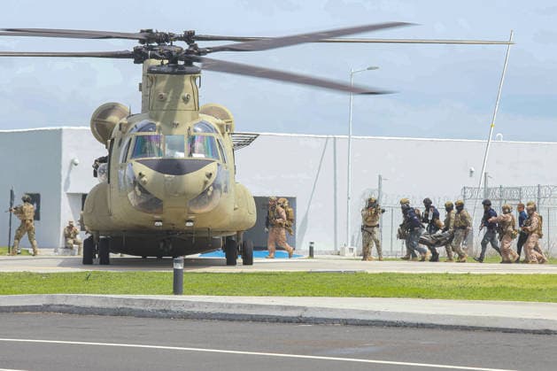 More than 1,700 personnel from 21 countries participate in Panamax 2026 PANAMA CITY, PANAMA - AUGUST 9: More than 1,700 personnel from 21 countries are participating in the Panamax 2026 multinational exercises to safeguard the Panama Canal on August 9, 2026 in Panama City, Panama. Panama is once again establishing itself as the hub of hemispheric security with the launch of the Panamax 2026 multinational exercise. A contingent of more than 1,700 personnel from the defense and security forces of 21 nations is participating in this operation, designed to shield the Panama Canal’s infrastructure and counter transnational threats. Participating delegations include countries from the region such as Argentina, Brazil, Chile, Colombia, Ecuador, Gu  Copyright: x2026xAnadoluxDanielxGonzalezx