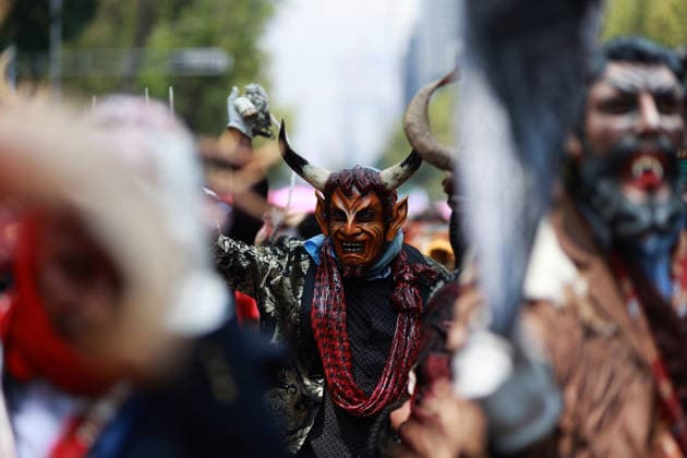 Mexico City marks International Day of the World s Indigenous Peoples MEXICO CITY, MEXICO - AUGUST 09: Participants wearing traditional regional attire perform during the Mega Calenda parade marking the International Day of the World s Indigenous Peoples, on Reforma Avenue, in Mexico City, Mexico on August 09, 2026. ??Hundreds of participants from different indigenous communities in Mexico gathered to celebrate their traditions and commemorate the International Day of the World s Indigenous Peoples, calling for the recognition of their rights, autonomy, and cultural heritage. Daniel Cardenas Anadolu Mexico City Mexico. Editorial use only. Please get in touch for any other usage.  Copyright: x2026xAnadoluxDanielxCardenasx