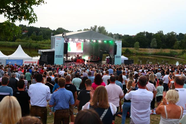 Concert by Melissa Naschenweng at the Seebühnen Festival 2026 at Wilhelminenaue in Bayreuth