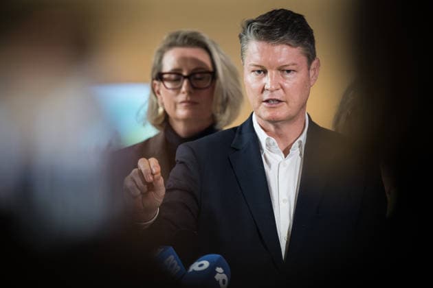 BEN CARROLL PRESSER, Victorian Premier Ben Carroll speaks to media during a press conference at at the Victoria University Sunshine Campus in Melbourne, Monday, August 10, 2026. ( NO ARCHIVING MELBOURNE VICTORIA AUSTRALIA  Copyright: xCHRISTOPHERxHOPKINSx 20260810153933067753