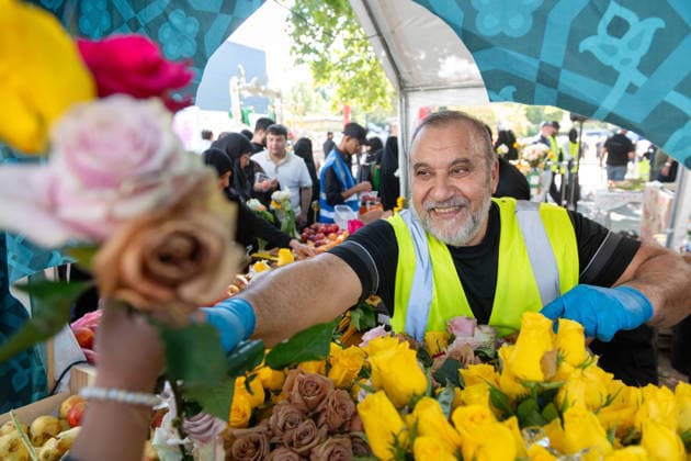August 9, 2026, London, England, United Kingdom: Shia Muslims take part in the annual Arbaeen procession in Marble Arch in London, Britain, on August 9, 2026. Arbaeen marks the 40th day after the martyrdom of Imam Hussein, the grandson of the Prophet Muhammad. London United Kingdom  - ZUMAk172 20260809_zip_k172_003 Copyright: xThomasxKrychx
