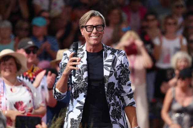 Rust, Germany, August 9, 2026 Every Sunday at Europa-Park Rust, August 9, 2026 Pictured: Hansy Vogt smiling on stage at Europa-Park Rust, Baden-Württemberg Copyright: xFotostandx xHettichx