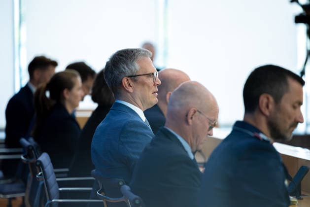 German Government Press Conference, Berlin, August 10, 2026: Sebastian Hille, Deputy Spokesperson for the Federal Government, addresses the press in the Federal Press Conference Hall