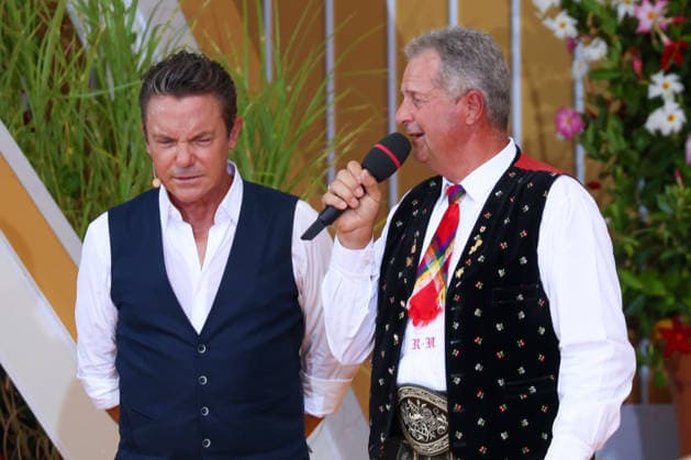 Rust, Germany, August 9, 2026 Every Sunday at Europa-Park Rust, August 9, 2026 Pictured, from left: Stefan Mross and Norbert Rier, Kastelruther Spatzen, Europa-Park Rust, Baden-Württemberg Copyright: xFotostandx xHettichx