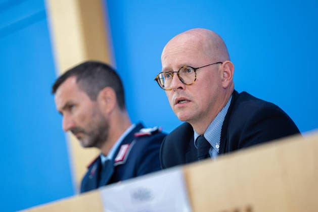 German Government Press Conference, Berlin, August 10, 2026: Martin Giese, Spokesperson for the Federal Foreign Office (AA), answers questions from the press at the Federal Press Conference