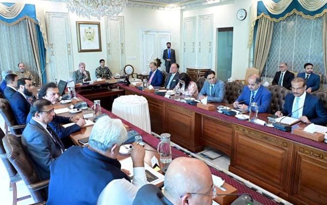 August 10, 2026, Pakistan: Prime Minister Muhammad Shehbaz Sharif Chairs Review Meeting on FBR in Islamabad on August 10, 2026 Pakistan  - ZUMAas3_ 20260810_zaf_as3_004 Copyright: xPPIx