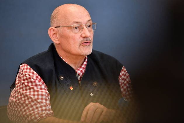 The Saarland State Press Conference of the Saarland political parties took place on Monday, August 10, 2026, at the Saarland State Parliament in Saarbrücken. Pictured is Christoph Schaufert, deputy parliamentary group leader of the AfD. bub