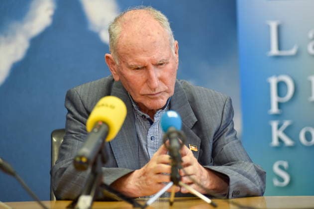 The Saarland State Press Conference of the Saarland political parties took place on Monday, August 10, 2026, at the Saarland State Parliament in Saarbrücken. Pictured: Josef Dörr, AfD parliamentary group leader. bub