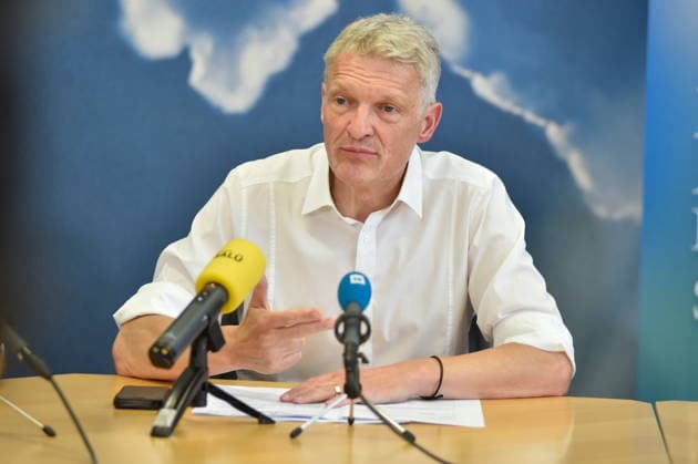 The Saarland State Press Conference of the Saarland political parties took place on Monday, August 10, 2026, at the Saarland State Parliament in Saarbrücken. Pictured is Stephan Toscani, CDU parliamentary group leader. bub