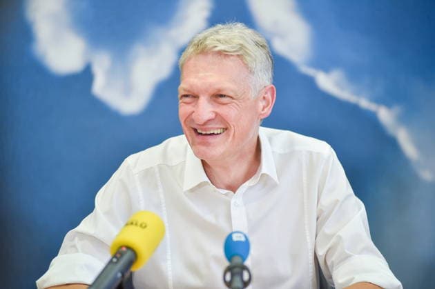 The Saarland State Press Conference of the Saarland political parties took place on Monday, August 10, 2026, at the Saarland State Parliament in Saarbrücken. Pictured is Stephan Toscani, CDU parliamentary group leader. bub