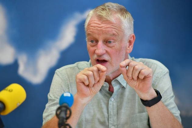 The Saarland State Press Conference of the Saarland political parties took place on Monday, August 10, 2026, at the Saarland State Parliament in Saarbrücken. Pictured: Ulrich Commercon, SPD parliamentary group leader. bub