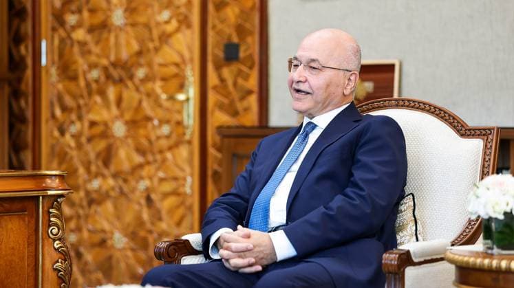 Syrian president receives UN refugee chief in Damascus Syrian President Ahmad al-Sharaa receives UN High Commissioner for Refugees Barham Salih and his accompanying delegation, in the presence of Foreign Affairs and Expatriates Minister Asaad al-Shaibani, at the People’s Palace in Damascus, Syria, on August 10, 2026. Photo by Syrian Presidency apaimages Syria Syria Syrian Arab Republic 100826_Syria_SPO_00(2) Copyright: xapaimagesxSyrianxPresidencyx xapaimagesx